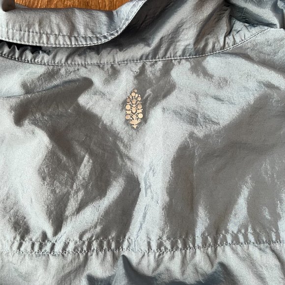 NEW Free People Movement Golden Hour One Piece Jumpsuit Coverall Nylon Blue Sz M - Picture 14 of 16